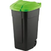 Curver 214125, 110 l, Rechteckig, Kunststoff, Schwarz, Grün, Kunststoff, Manuell