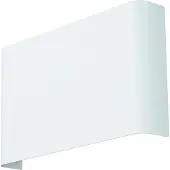 Licht-Erlebnisse Wandlampe Modern minimalistisch "Haga" Weiß Metall 2-flammig Wandleuchte Wohnzimmer Flur