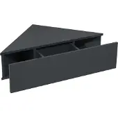 Hioshop Holz Wandschublade Nachtschrank Wandboard Eckregal Schublade Konsole Nachttisch Usal S