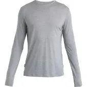 Icebreaker T-Shirt Merino 125 Cool-Lite Sphere III LS Herren Metro Heather-XXL
