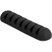 DeLOCK Kabelhalter mit 7 Durchführungen selbstklebend Set 6