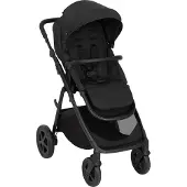 Graco Near2Me DLX 3in1 Kinderwagen-Set, inkl. Babywanne (0-9 kg) und Babyschale (40-75 cm), bis 22 kg, rückwärts, vorwärts, kompakt gefaltet, inkl. Adapter und Regenverdeck, schwarz, Midnight