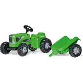 Rolly Toys Kiddy Futura grün Kid Trailer Trettraktor, Maße: 134x47x49 cm; 62 000 5