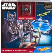Mattel Hot Wheels - Set - Star Wars Raumschiff Tie Fighter Blast-Out Battle