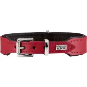 Hunter Niq Basic Crupon Dog Collar Rot 37 cm
