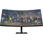 HP OMEN by OMEN by 34 Zoll WQHD 165 Hz Curved Gaming-Monitor – OMEN 34c, 86,4 cm (34"), 3440 x 1440 Pixel, Wide Quad HD, LCD, 1 ms, Schwarz
