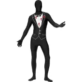 Metamorph Toter Mafiosi Ganzkörperkostüm