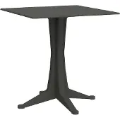Dmora PROGARDEN Tisch Ponente 70 x 70 cm anthrazit quadratisch