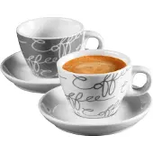 Ritzenhoff & Breker CORNELLO Espresso Set grau 4-teilig