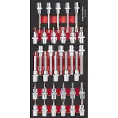 KRAFTWERK PRO LINE Steckschlüssel-Satz (S-Einlage)