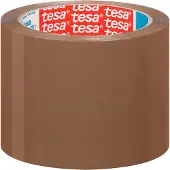TESA Packband tesapack 4195, PP-Folie, L 66 m x B 75 mm, braun, 4 Rollen
