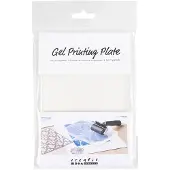 Creativ Company Gel Druckplatte Monoprint 12,7x17,8x1 cm Transparent