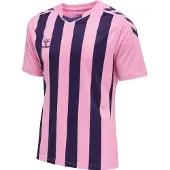 Hummel hmlCORE XK Striped Trikot Weiss Lila F3266 || Größe XL