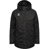 Hummel hml Go Parka Jacket Herren Jacke Winterjacke wasserabweisend schwarz 221017-2001, Größe:M