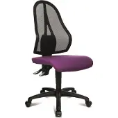 Sonstiges Topstar Bürostuhl Open Point P, OP100 G03 Stoff lila, Gestell schwarz