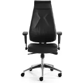 Mayer Sitzmöbel Bürostuhl MAYER SITZMÖBEL, schwarz (schwarz, alu poliert, schwarz), B:66cm H:132cm T:67cm, Stühle, Bürostuhl, "myBESTMIND"