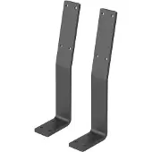 ML-Design | Set mit 2 Rückenlehnenhalterungen Alex Grijs Staal 10x5x34.5 cm | NADUVI