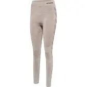Hummel hmlCI Seamless Mid Waist Tights Damen driftwood melange XS