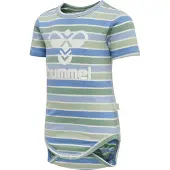 Hummel Body k/ä - hmlPelle - Blau/Grün - - 74 - Body K/Ä