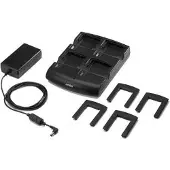 Zebra Four Slot Battery Charger Kit - Netzteil und Akkuladegerät