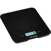 Concept VK5712, Elektronische K?chenwaage, 15 kg, 1 g, Schwarz, Arbeitsplatte, Rechteck