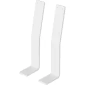ML-Design | Set mit 2 Rückenlehnenhalterungen Alex Wit Staal 10x5x34.5 cm | NADUVI