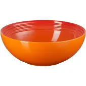 Le Creuset Salatschüssel 24 cm Ofenrot