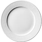Pillivuyt Plissé Teller flach Ø 22 cm Weiß
