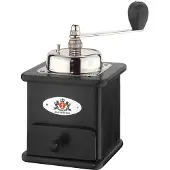 Zassenhaus Kaffeemühle Brasilia schwarz 160x160x230mm
