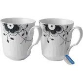 Royal Copenhagen 38 cl - Porcelaen - Sort/hvid
