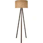 Lux.pro Stehleuchte ’Newport’ 1 x E27 Braun