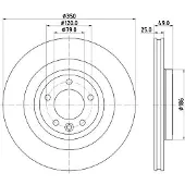 Hella Bremsscheibe PRO 8DD 355 123-091