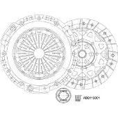 Blue Print Kupplungssatz Kupplung für MINI Schrägheck (R56) ADB113001
