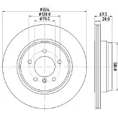 Hella Bremsscheibe PRO 8DD 355 110-021