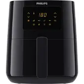 Philips Airfryer Compact 3000 Series, Heißluftfriteuse, 0.8 kg, Touchscreen, energieeffizient, Schwarz (HD9252/90)