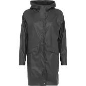 Ichi IHTAZI Damen Windbreaker Übergangsjacke Regenjacke Regenmantel mit Druckknöpfen Kapuze mit Kordelzug Eingrifftaschen Regular fit