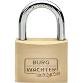 Burg wachter Vorhangschloss Magno 400 E, 25 mm, verschiedensperrend SB