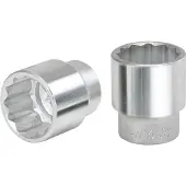 Ks Tools 1" 12-kant-Stecknuss, kurz, 35 mm, 911.4139