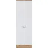 Skye Decor , P6 - M13 - 2241, Kleiderschrank, Nussbaum, 100 % MELAMINBESCHICHTETE SPANPLATTEN, 59,8 x 37,5 x 182,8 cm