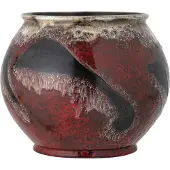 Bloomingville Souha Blumentopf | Rot | Steingut | 82060114