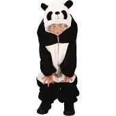Thetru Kinder Overall Panda, schwarz/weiss