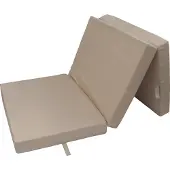 Herlag Klappmatratze Senior beige, 195x85 cm, Campingmatratze, Faltmatratze