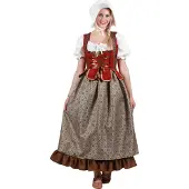 Thetru Mittelalterliche Bürgerstochter Kostüm