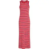 Tommy Hilfiger Sommerkleid WW0WW38838 Rot Slim Fit