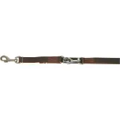 Kerbl VEGAS Führleine braun, 22 mm 240 cm, genäht, ausschnallbar