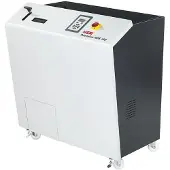 HSM Medienvernichter StoreEx HDS 150, Sicherheitsstufen T-1, E-2, H-3, Schnittbreite 40 mm, lichtgrau/eisengrau