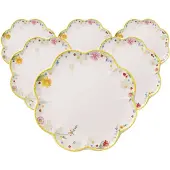 Villeroy & Boch Speiseteller "Speiseteller Spring Awakening ø 27 cm 6er Set bunt"