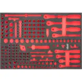 Vigor Weichschaumeinlage leer V6821-L L x B x H: 563 mm x 393 mm x 35 mm