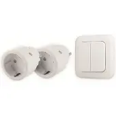 Smartwares SH4-99575, Tasten, Weiß, Kunststoff, IP20, 433.92 MHz, 2 Kanäle