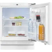 Exquisit Unterbau Vollraumkühlschrank UKS140-V-FE-010E | Nutzinhalt: 138 L | Alarm | Schnellkühlen | Festtürmontage | Ohne Gefrierfach